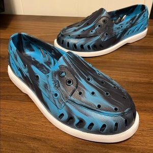 Sperry Top Sider rubber boat shoe marble swirl Tie-dye
